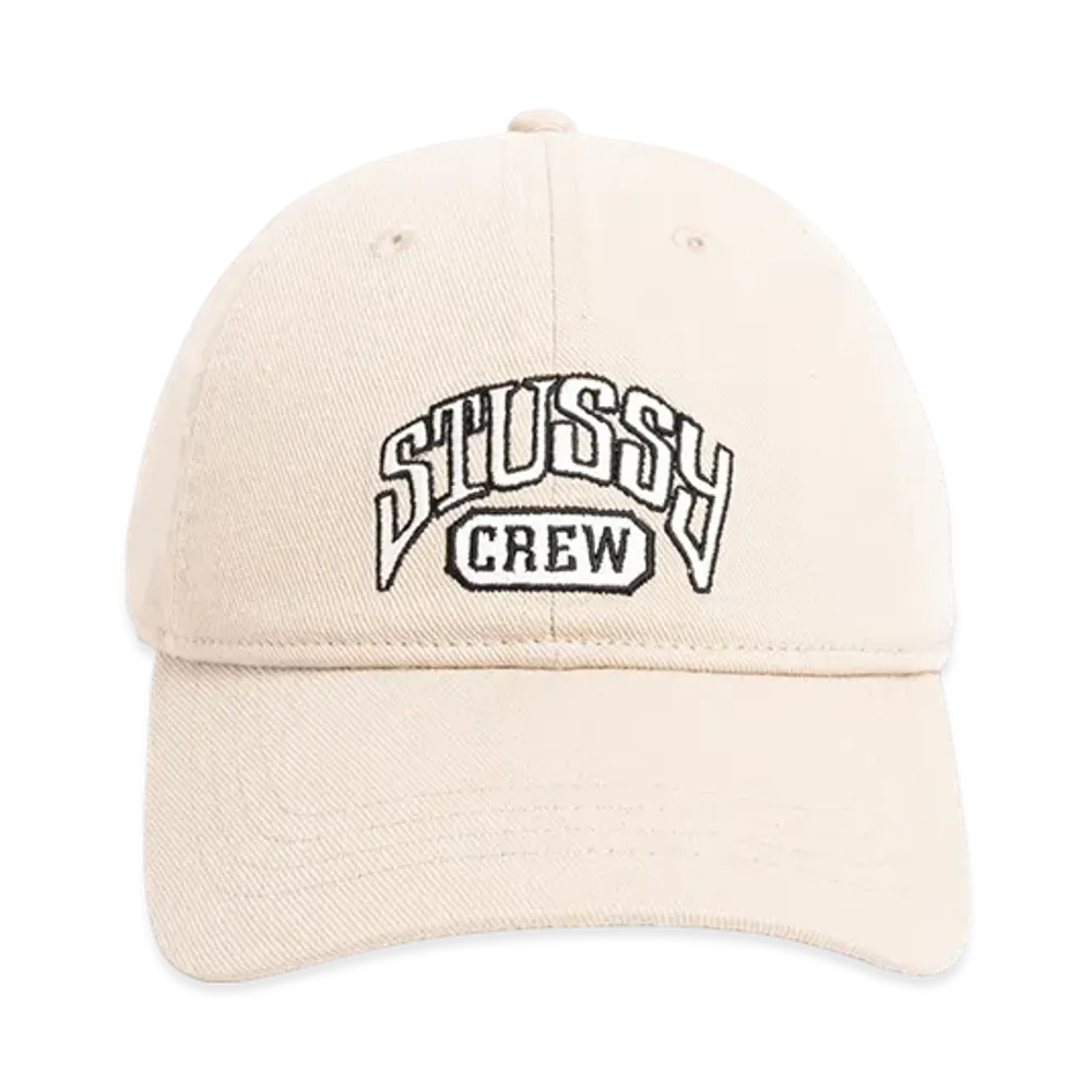 Stussy Low Profile Crew Strapback "Sand"