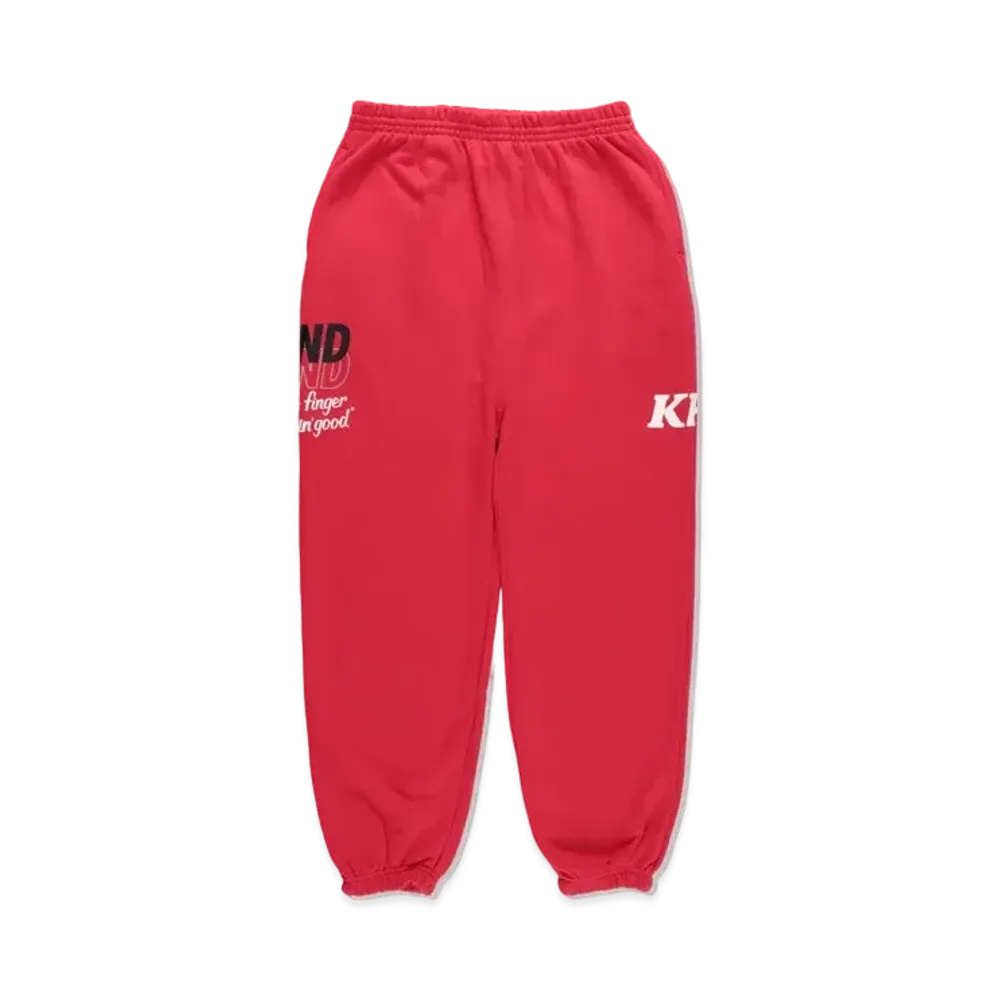 WIND AND SEA x KFC SWEAT PANTS "Red"