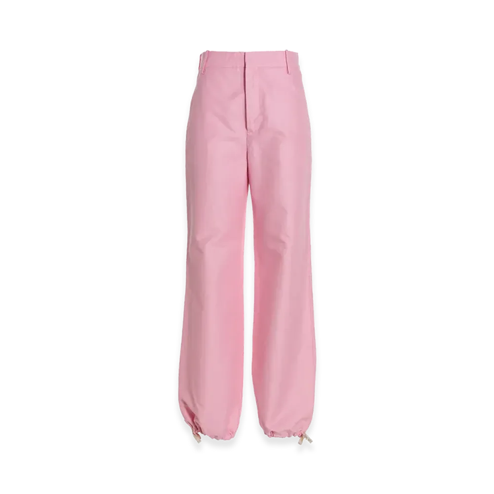 MARNI Women's Logo Embroidery Pants "Pink"