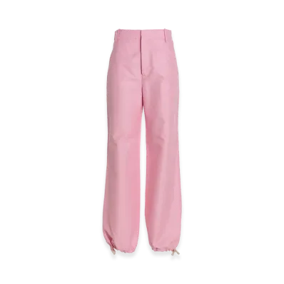 MARNI Women's Logo Embroidery Pants "Pink"