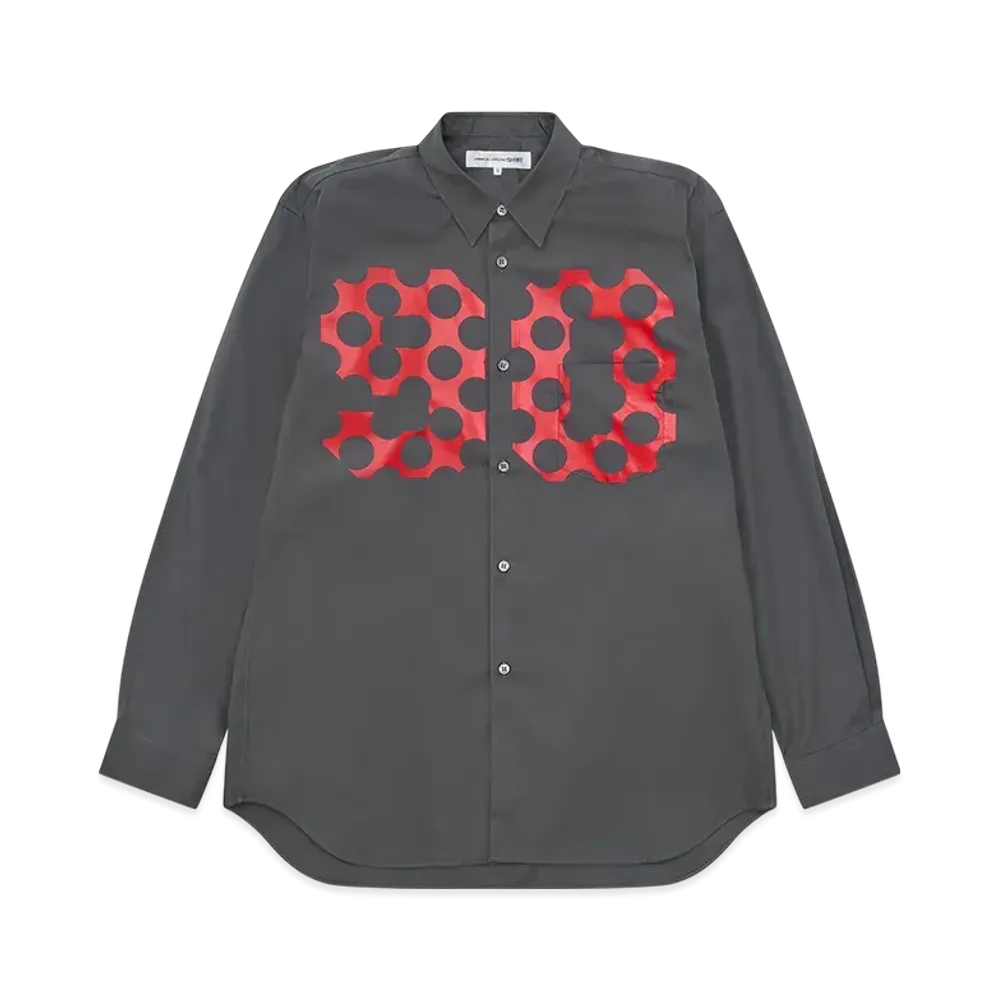COMME des GARCONS SHIRT x ASAP Nast 90N Dot Shirt "Gray"