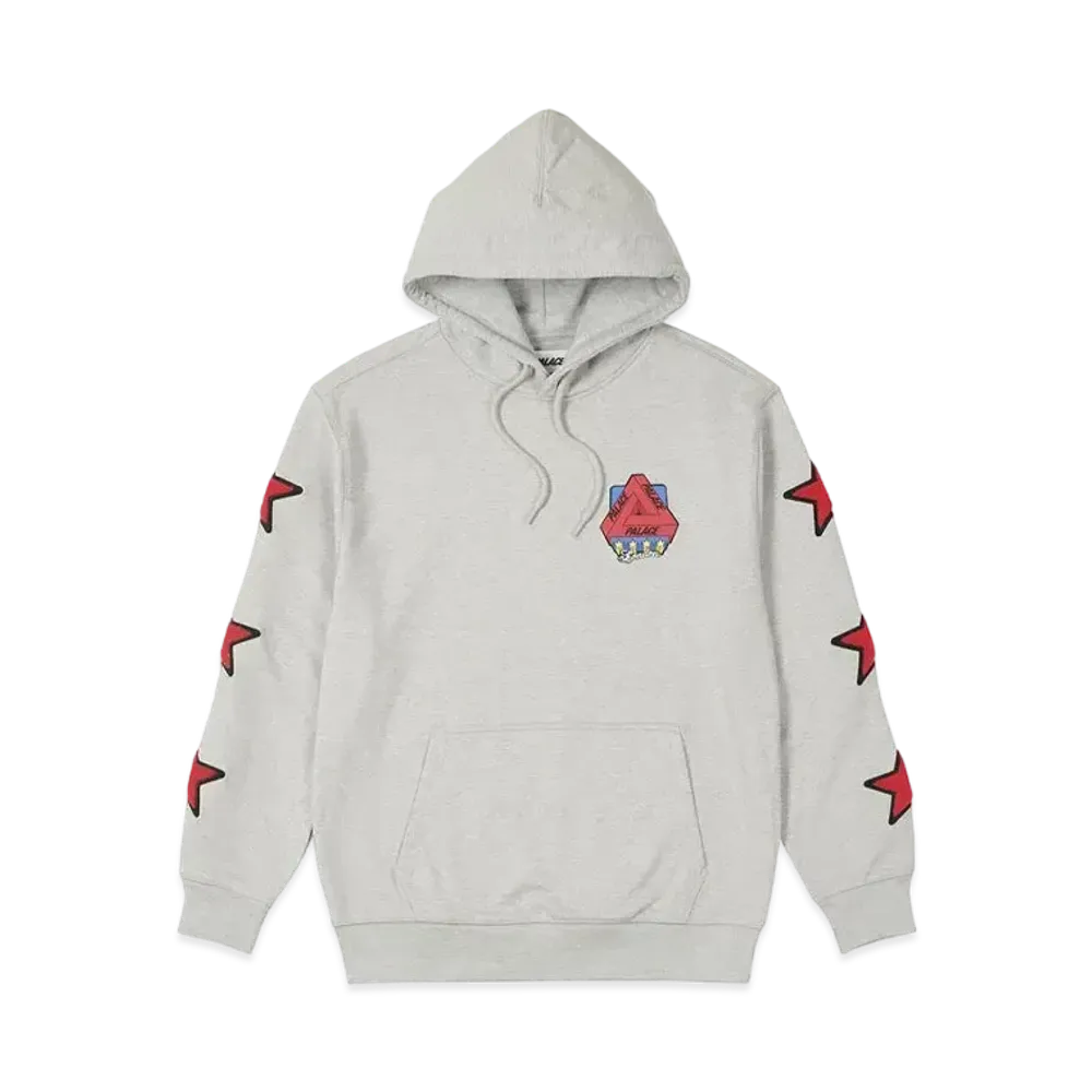 PALACE START IT UP HOOD "Grey Marl"