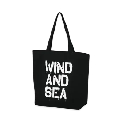 WIND AND SEA Spray Logo Bag "Black"