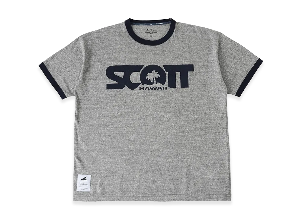 Ron Herman x DESCENDANT x Scott Hawaii Keep Island Vibes Ringer SS "Gray"
