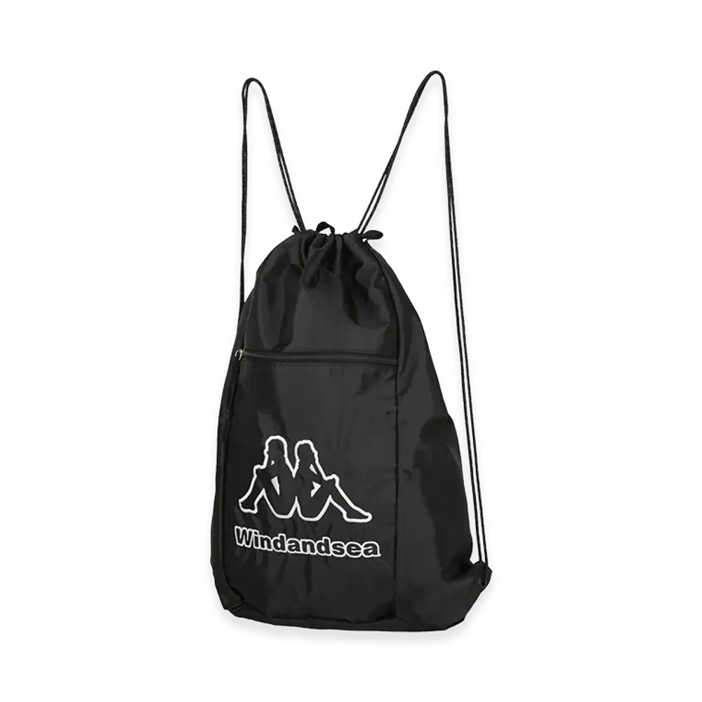 WIND AND SEA x KAPPA Knapsack "Black"