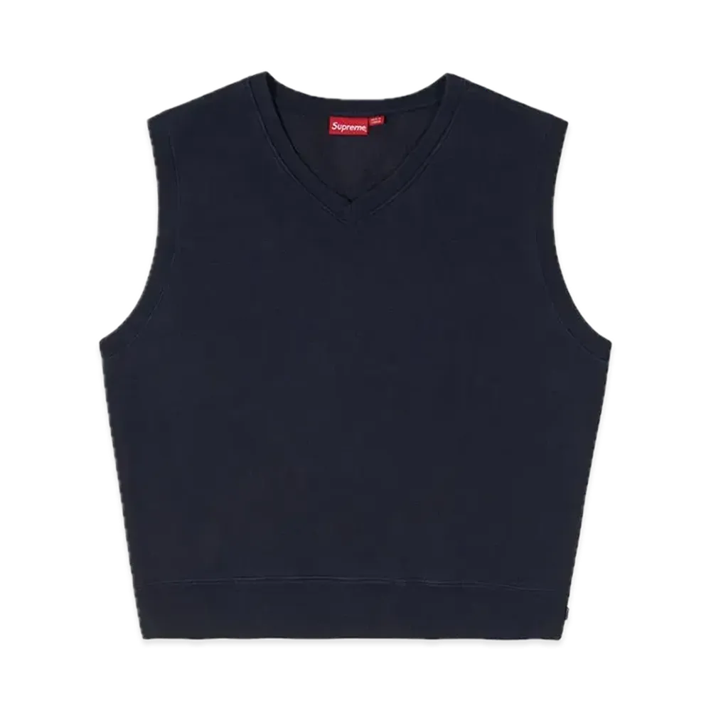 Supreme Sweatshirt Vest "Navy"