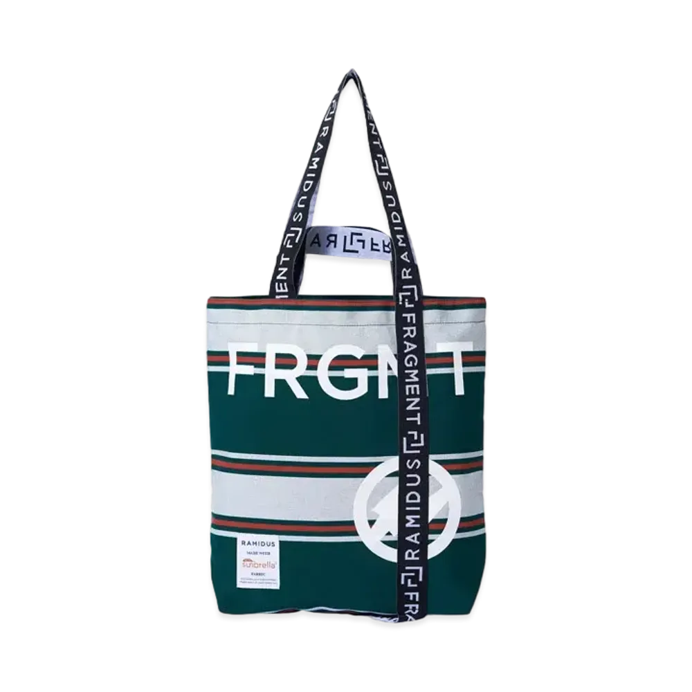 FRAGMENT x RAMIDUS TOTE BAG (M) "Green Grey"