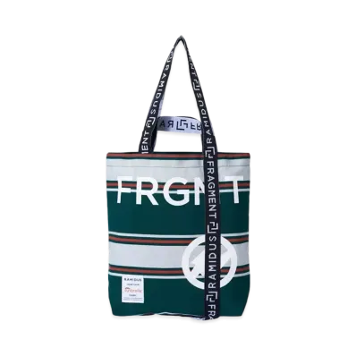 FRAGMENT x RAMIDUS TOTE BAG (M) "Green Grey"