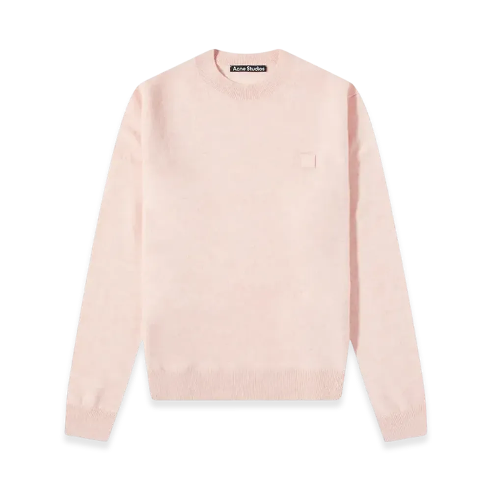 Acne Studios Kalon Crewneck Sweater "Faded Pink Melange"