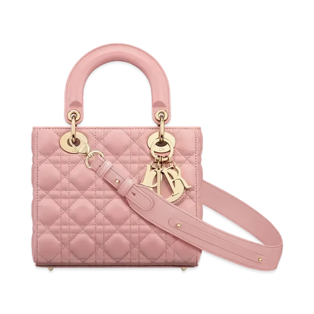 Dior Small Lady Dior My ABCDior Bag Cannage Lambskin "Antique Pink"