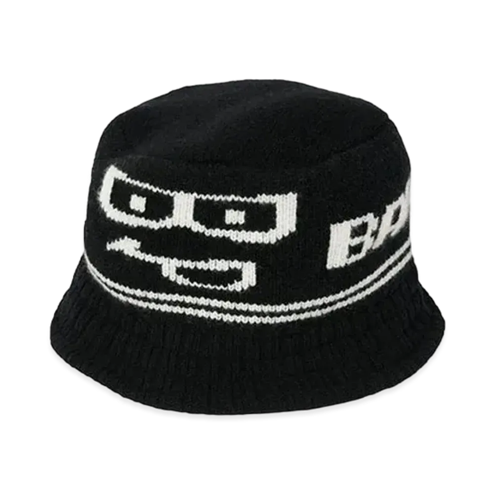 PALACE BADDEST KNITTED BUCKET HAT "Black"