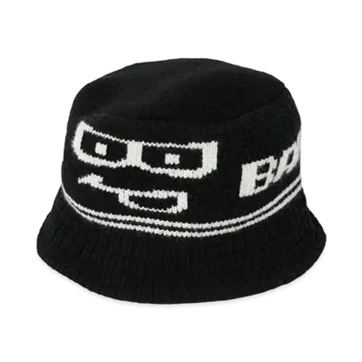 PALACE BADDEST KNITTED BUCKET HAT "Black"