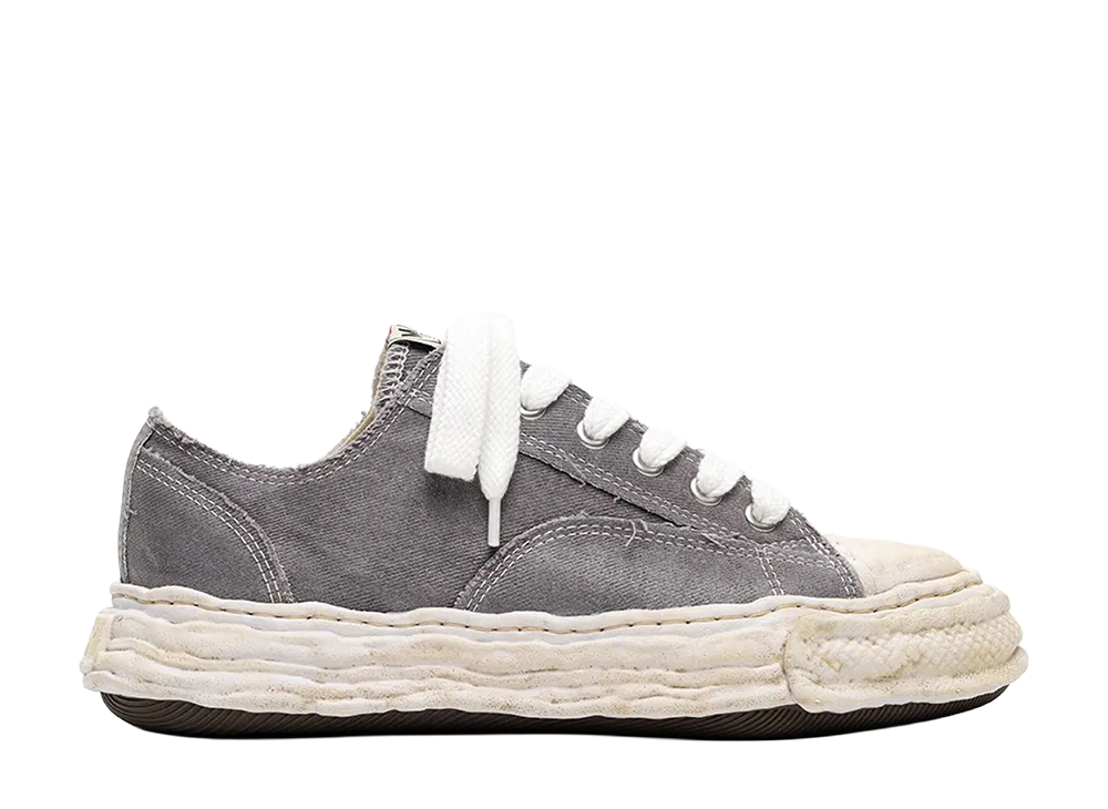 Maison MIHARA YASUHIRO PETERSON23 OG Sole Brushed Twill Low-top Sneakers "Gray"
