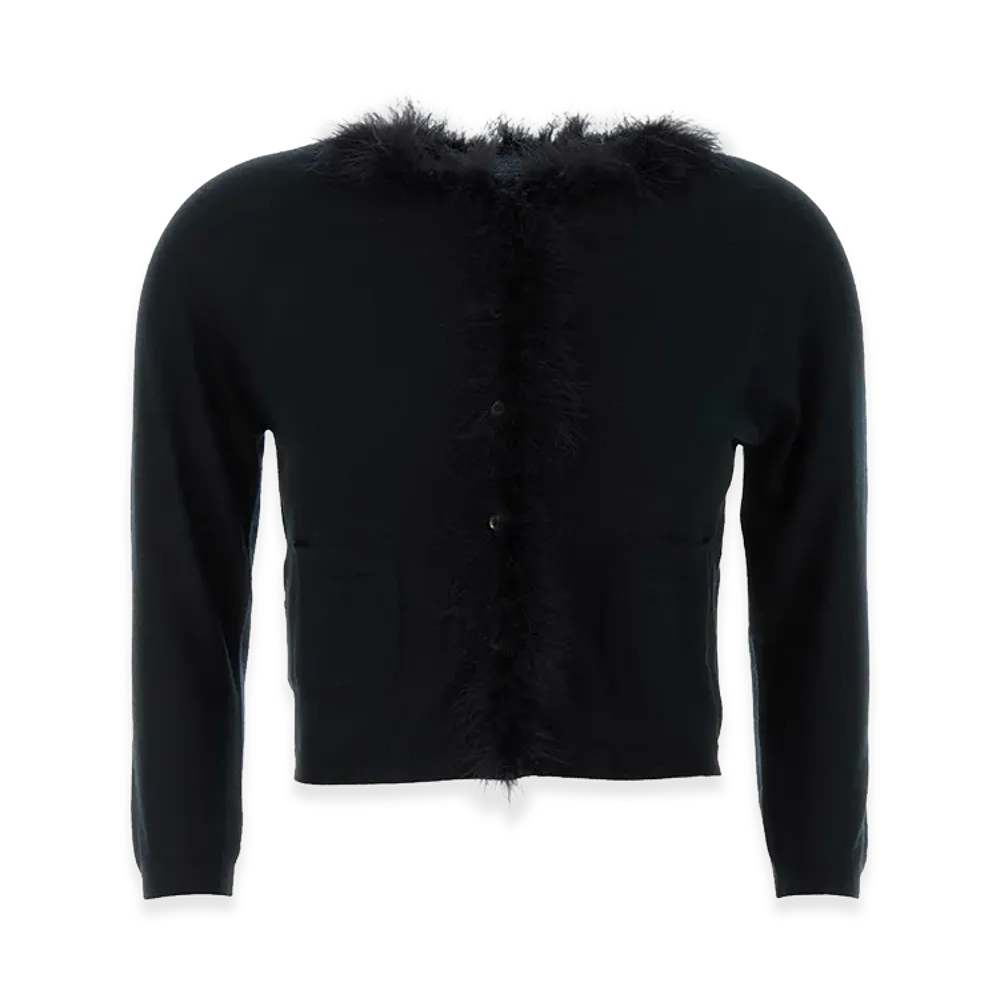PRADA Women's Cashmere Cardigan "Black"