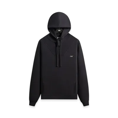 Kith Rib Neck Cropped Camden Hoodie "Black"