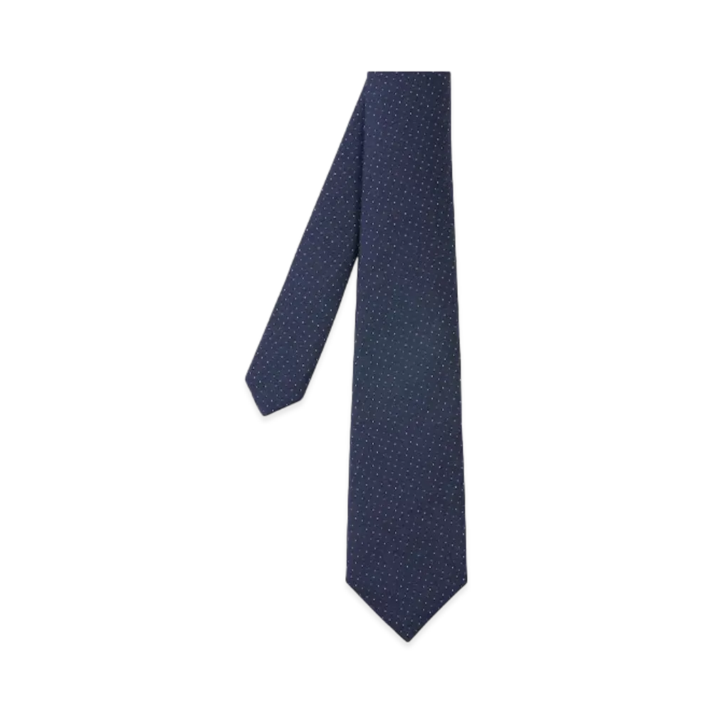 Paul Smith Multi Pin Dot Tie "Navy"