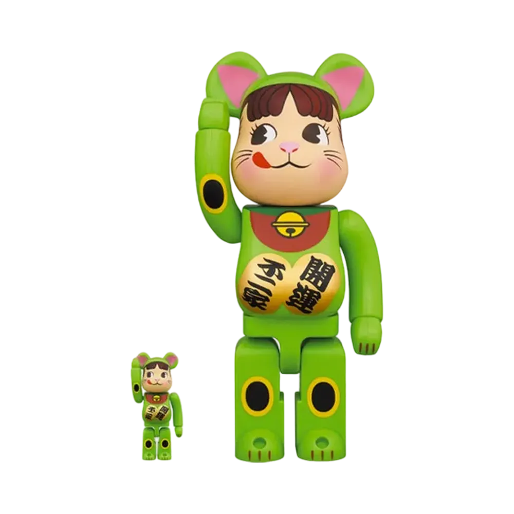 Bearbrick Maneki Neko Peko-chan 100% & 400%