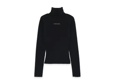 ANDMARY Women's Jacquard Turtleneck Tops "Black"