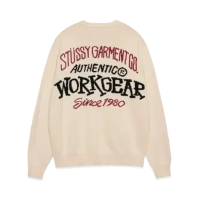 Stussy Authentic Workgear Sweater "Natural"