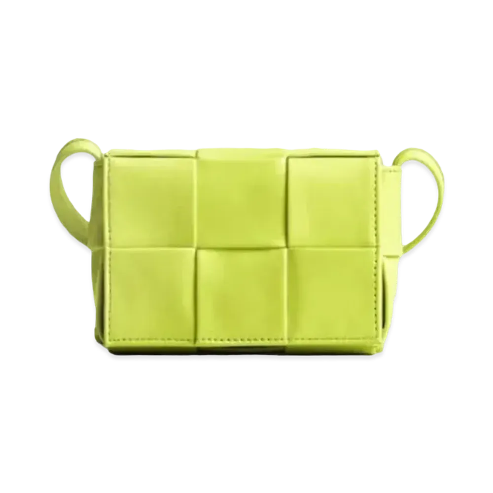 Bottega Veneta Cassette Crossbody Bag "Acid Kiwi"