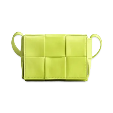 Bottega Veneta Cassette Crossbody Bag "Acid Kiwi"