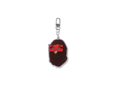 A BATHING APE x NIWAKASENPEI Bape Store One Fukuoka Bldg. Acrylic Keychain "Clear"