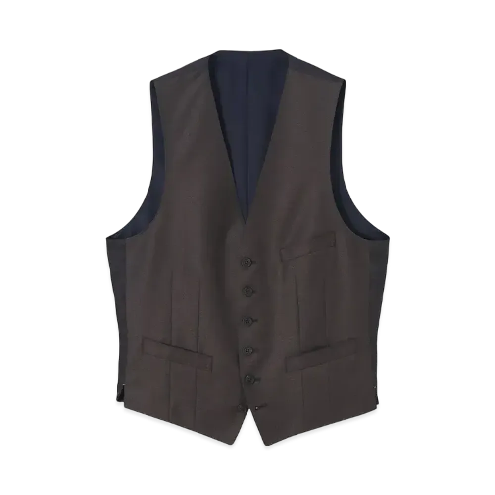 Paul Smith Traveler Wool Vest "Brown"