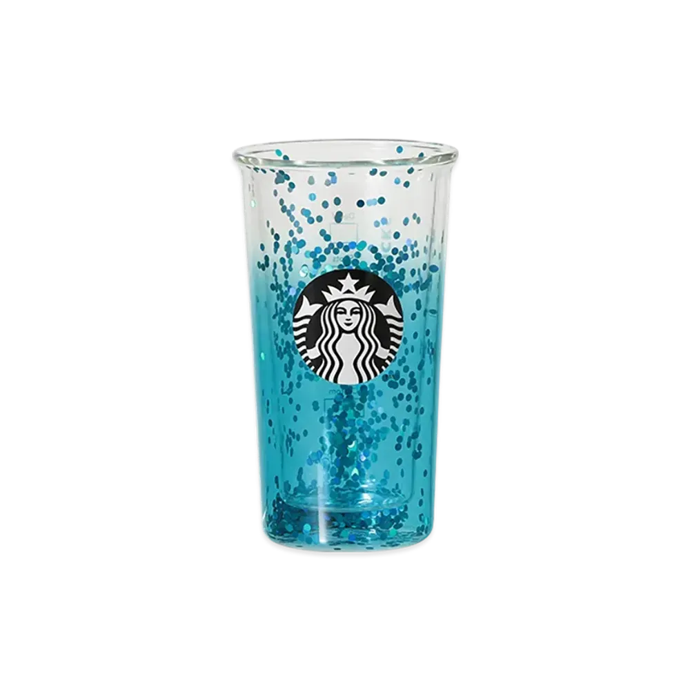 STARBUCKS Double-Walled Heat-Resistant Glass 355ml "TurquoiseGradient"