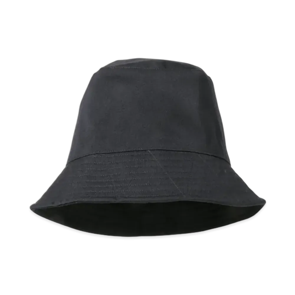 ENGINEERED GARMENTS Bucket Hat - Heavy Wool Elastique "Black"