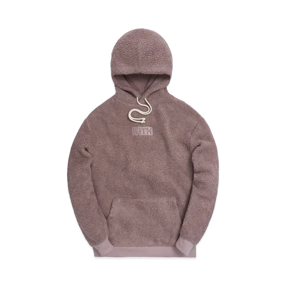 KITH Sherpa Williams III Hoodie "Mauve"