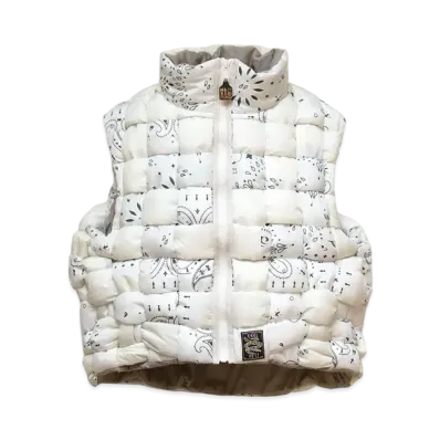 KAPITAL BANDANA TRANSCRIPTION NYLON KEEL WEAVING VEST "Quinity"