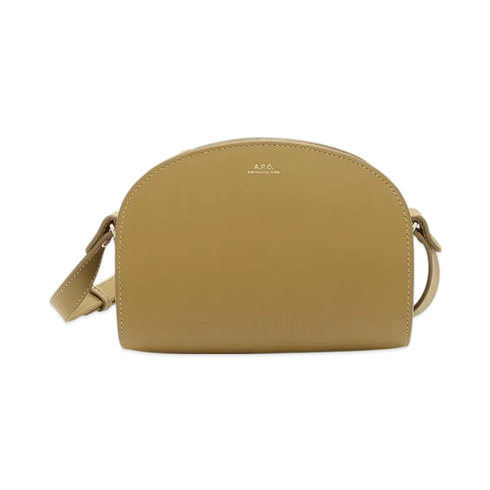 A.P.C. Sac Demi Lune Mini "Olive"