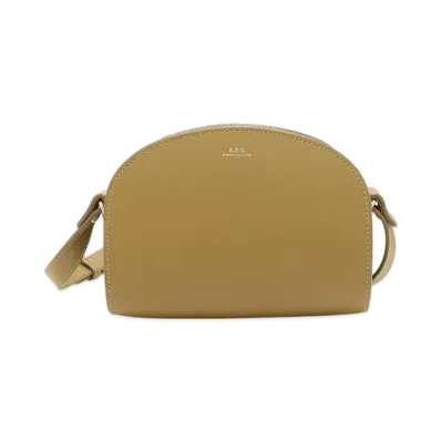 A.P.C. Sac Demi Lune Mini "Olive"