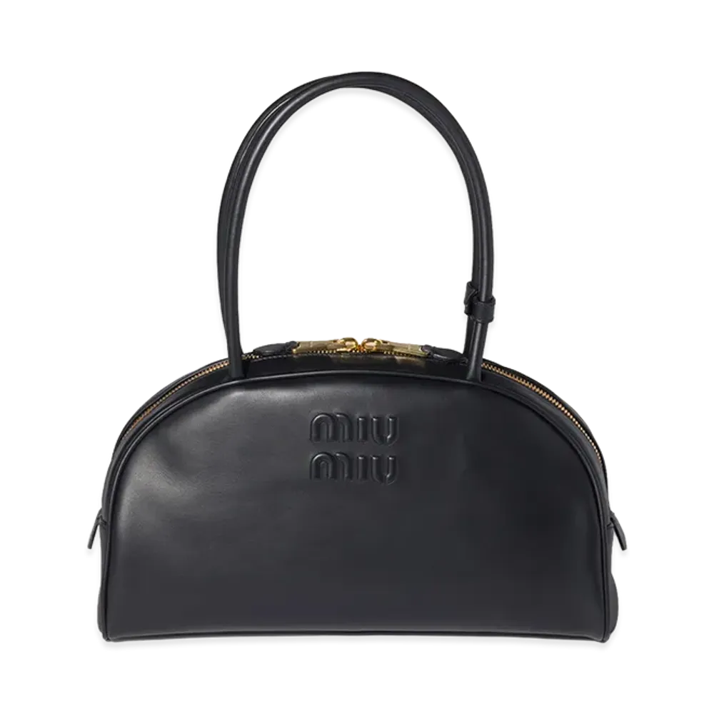 MIU MIU Beau Leather Bag "Black"