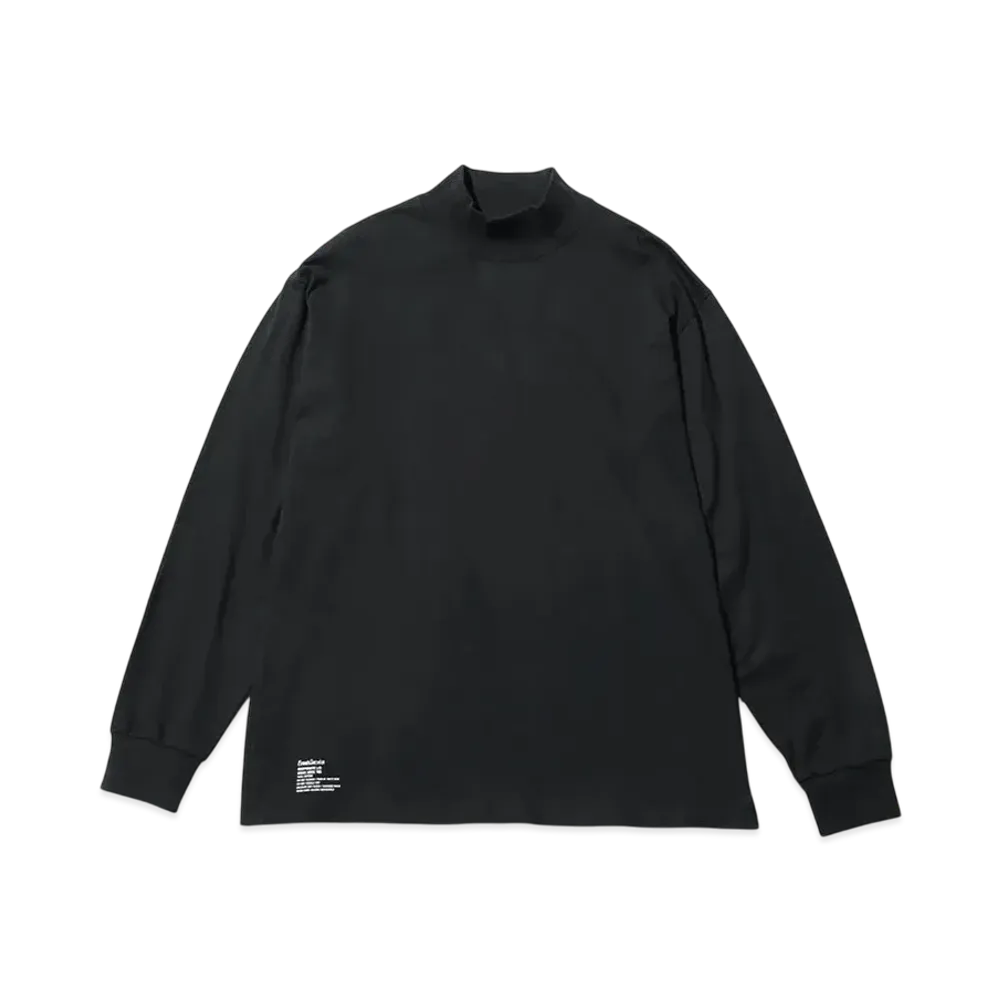 FreshService 2-Pack Corporate L/S Mock Neck Tee "Black"