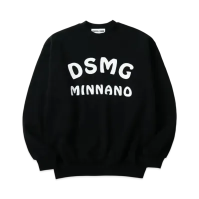 MIN-NANO x Dover Street Market Ginza Arch Crewneck "Black"