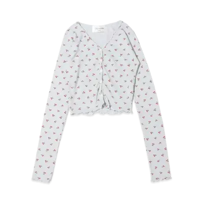 atmos pink Cherry Gala Cardigan "Bule"