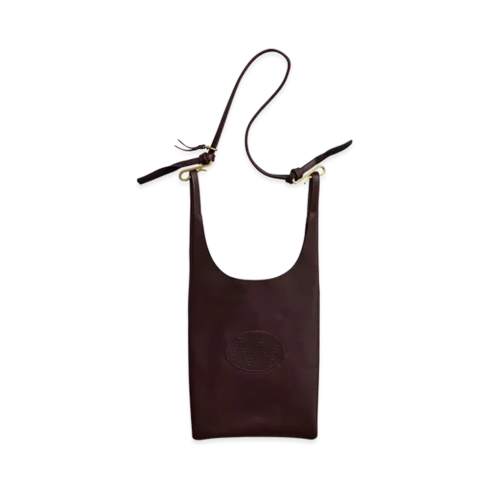 NICENESS N.Lowe Steerhide Shoulder Bag "Dark Brown"