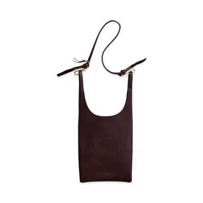 NICENESS N.Lowe Steerhide Shoulder Bag "Dark Brown"