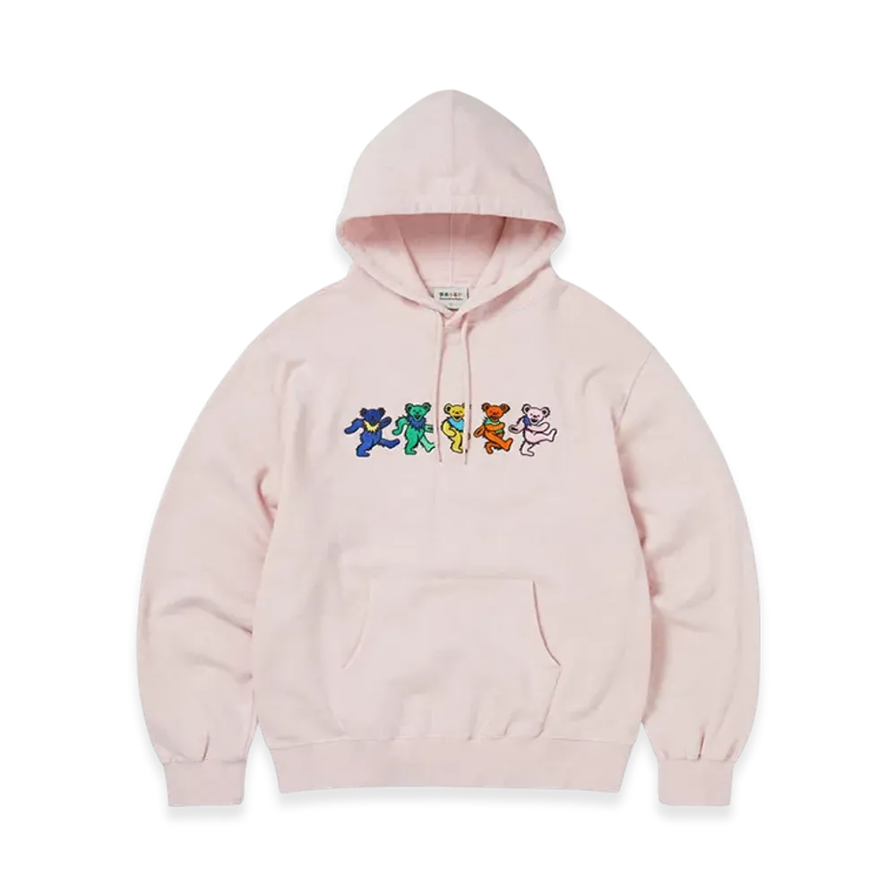 thisisneverthat x Grateful Dead Dancing Bears Hoodie "Pink"