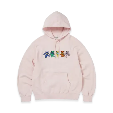 thisisneverthat x Grateful Dead Dancing Bears Hoodie "Pink"