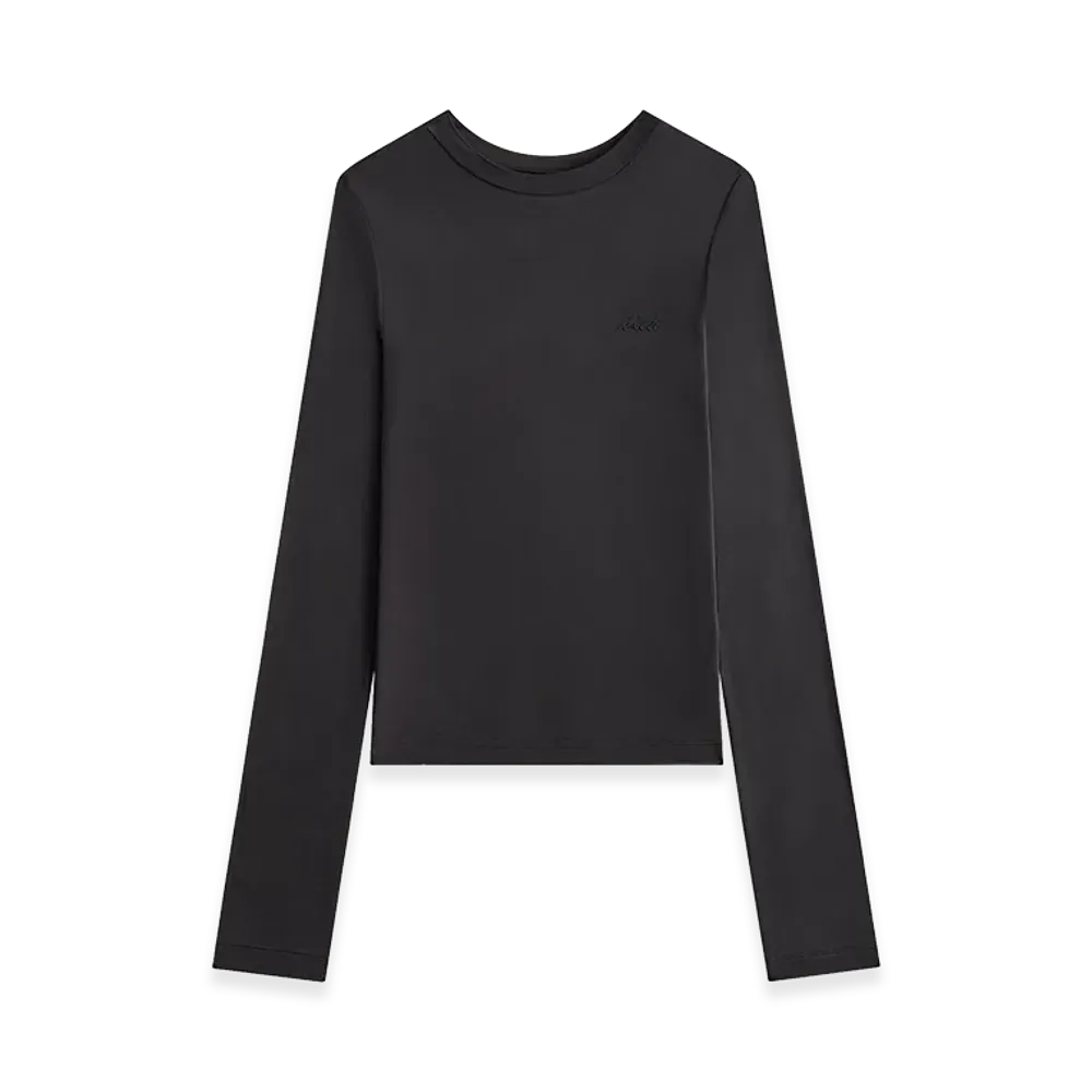 Kith Women's Nori Cupro Long Sleeve "Black"