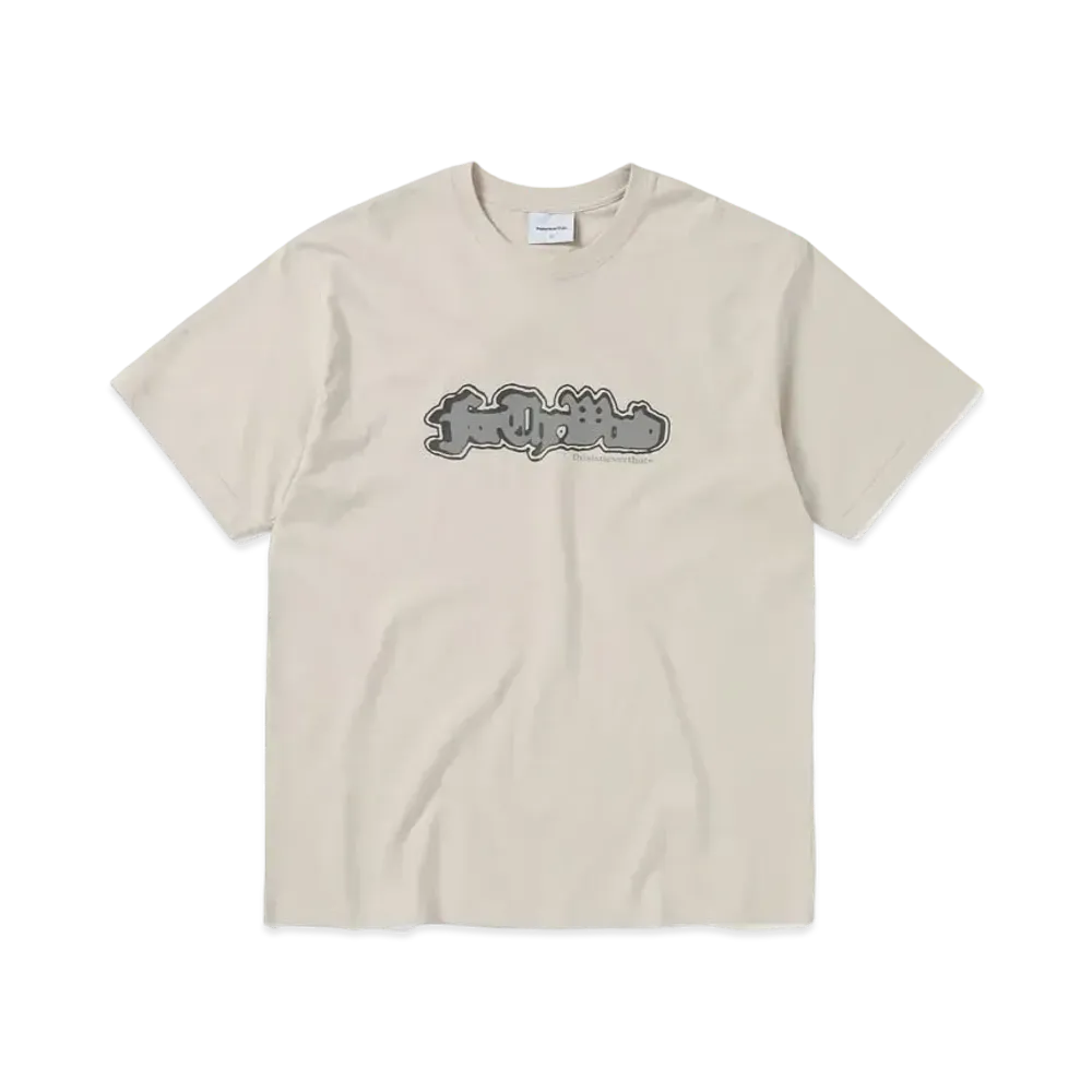 thisisneverthat FTW Reflective Tee "Beige"