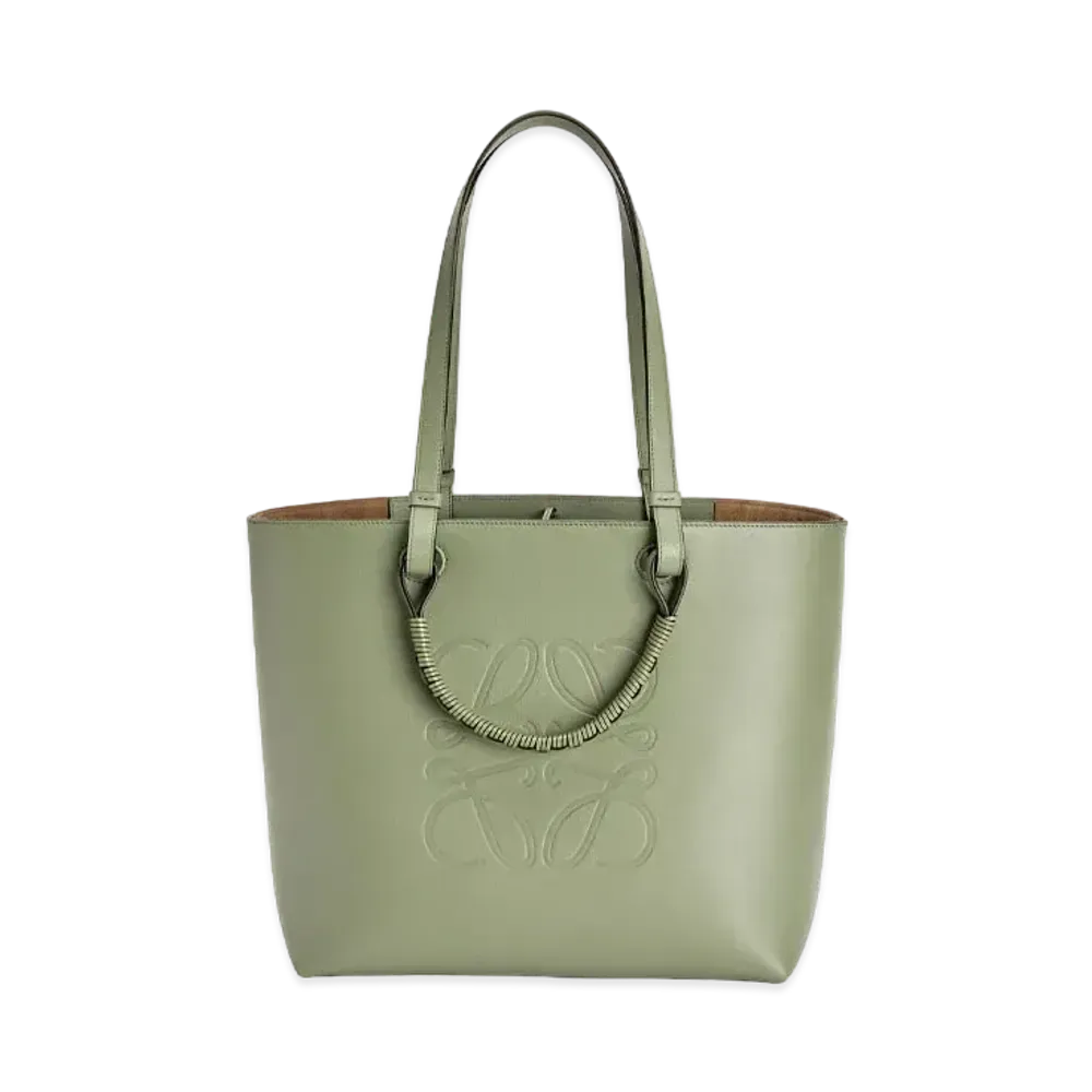LOEWE Anagram Tote In Classic Calfskin "Rosemary"