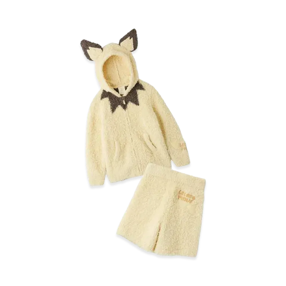 GELATO PIQUE x Pokemon Junior Gelato Pichu Hoodie & Short Pants Set "Yellow"