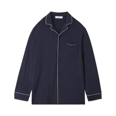 GELATO PIQUE Piping Shirt "Navy"