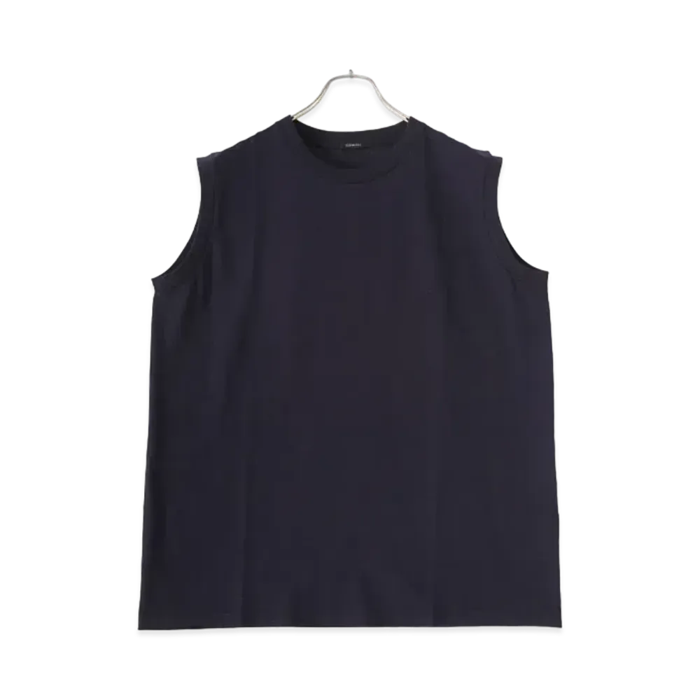 COMOLI Kubotenjiku No Sleeve "Navy"