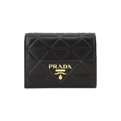 PRADA Leather Wallet "Black"