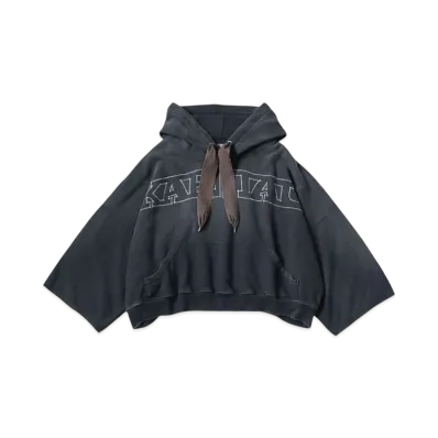 KAPITAL Fleece Devil Hood Hoodie "Black"