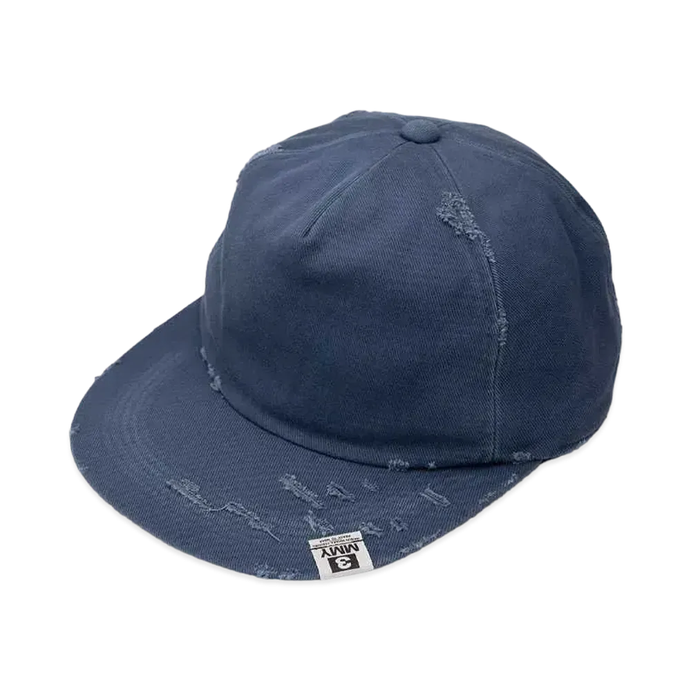 Maison MIHARA YASUHIRO Damaged Canvas Big Cap "Navy"